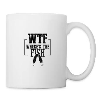 fishing fishing spruch - Mug - white - Right