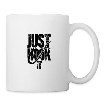 pêcher à la pêche - Mug blanc - blanc - Droite