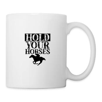 pferde horse - Tasse - Weiß - Rechts