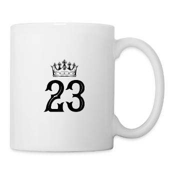 23 Number crown - Mug - white - Right