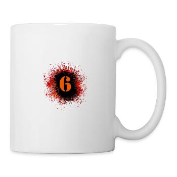 6 Number of blobs - Mug - white - Right