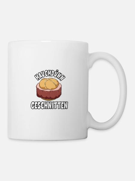 Hauchdünn geschnitten - Tasse - Weiß