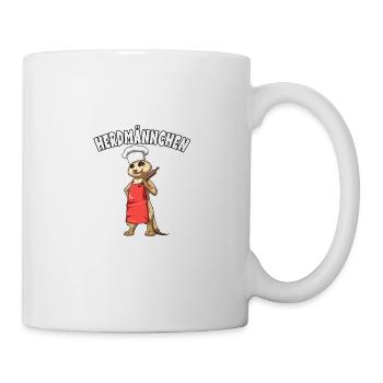 Herdmännchen für einen Koch Köchin - Tasse - Weiß - Rechts
