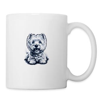 Terrier blanc des Highlands de l’Ouest - Mug blanc - blanc - Droite