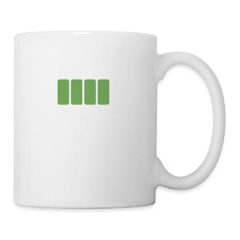 Charged battery - Mug - white - Right