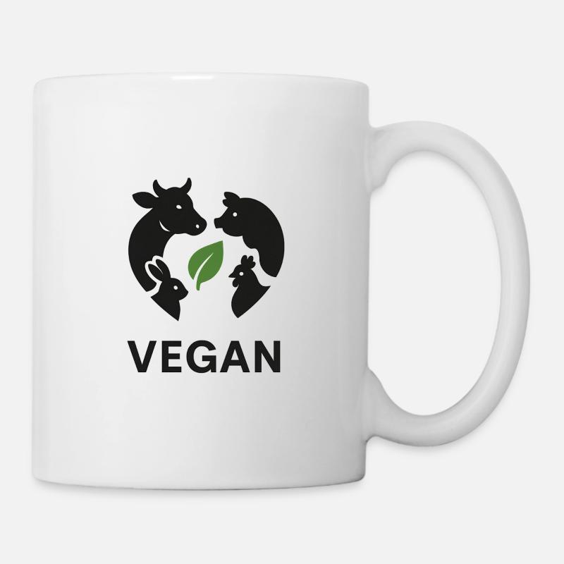 Vegan - Tasse - Weiß