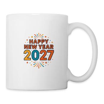 New Year 2027 Firework Burst - Mug - white - Right