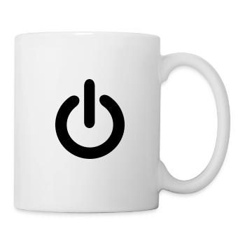 Power Switch Button Electric Technology Gift - Mug - white - Right