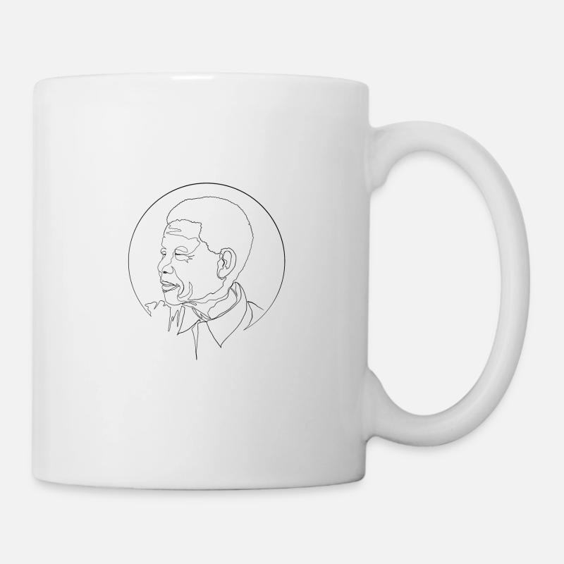Nelson Mandela - Mug blanc - blanc