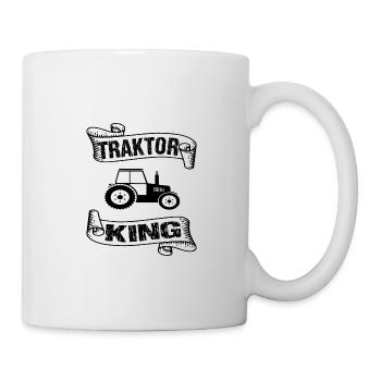 Tracteur - Mug blanc - blanc - Droite