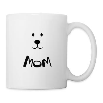 dogmom - Tasse - Weiß - Rechts