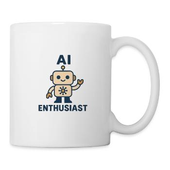 AI Enthusiast Robot - Mug - white - Right