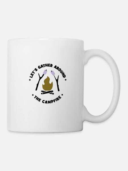 Camping - Tasse - Weiß