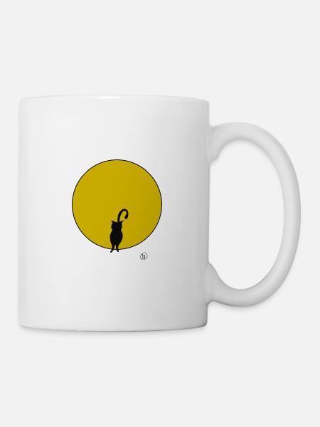 A cat and the sun - Mug - white