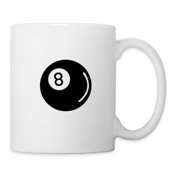 billard 8 - Tasse - Weiß - Rechts