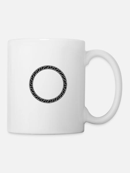 cercle antique - Mug blanc - blanc