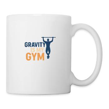 Gravity is My Gym Calisthenics - Tasse - Weiß - Rechts