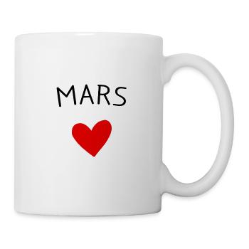 Future maman Mars – Bébé en route ❤️ - Mug blanc - blanc - Droite