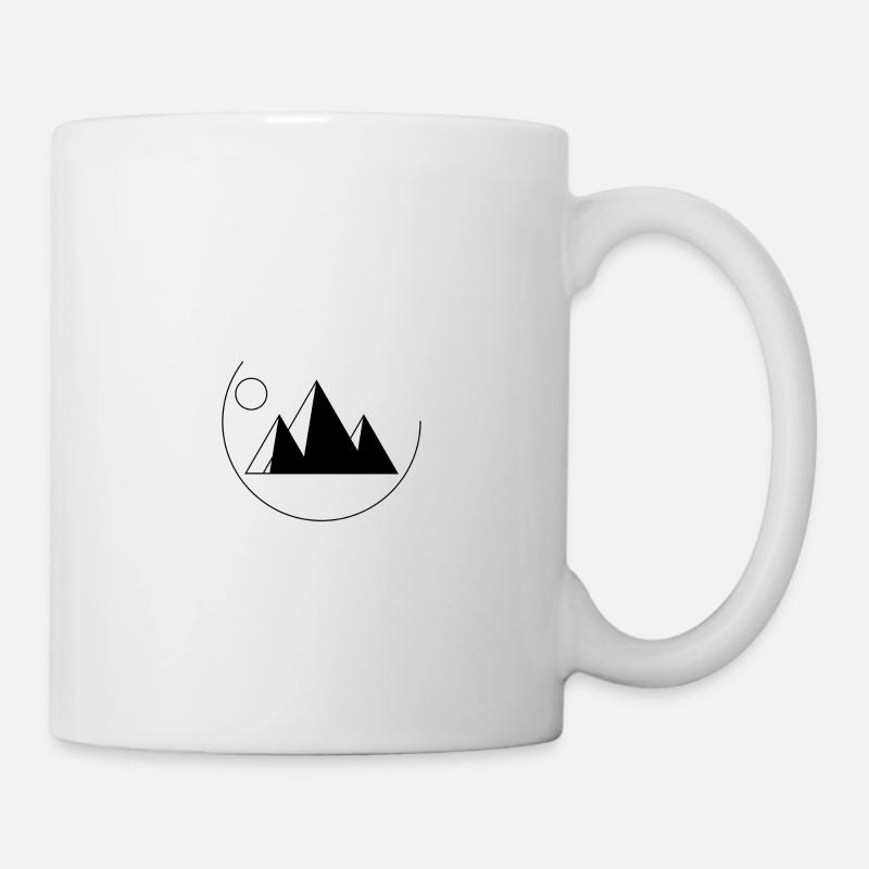 M O U N T A I N - Tasse - Weiß