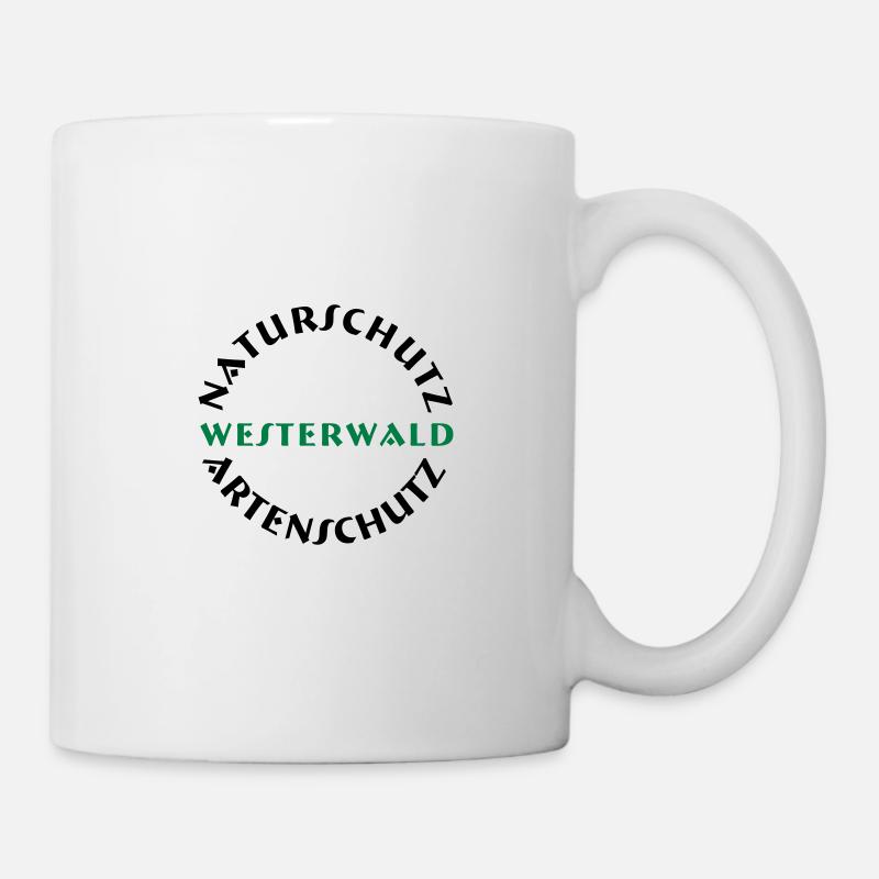 naturschutz westerwald - Tasse - Weiß