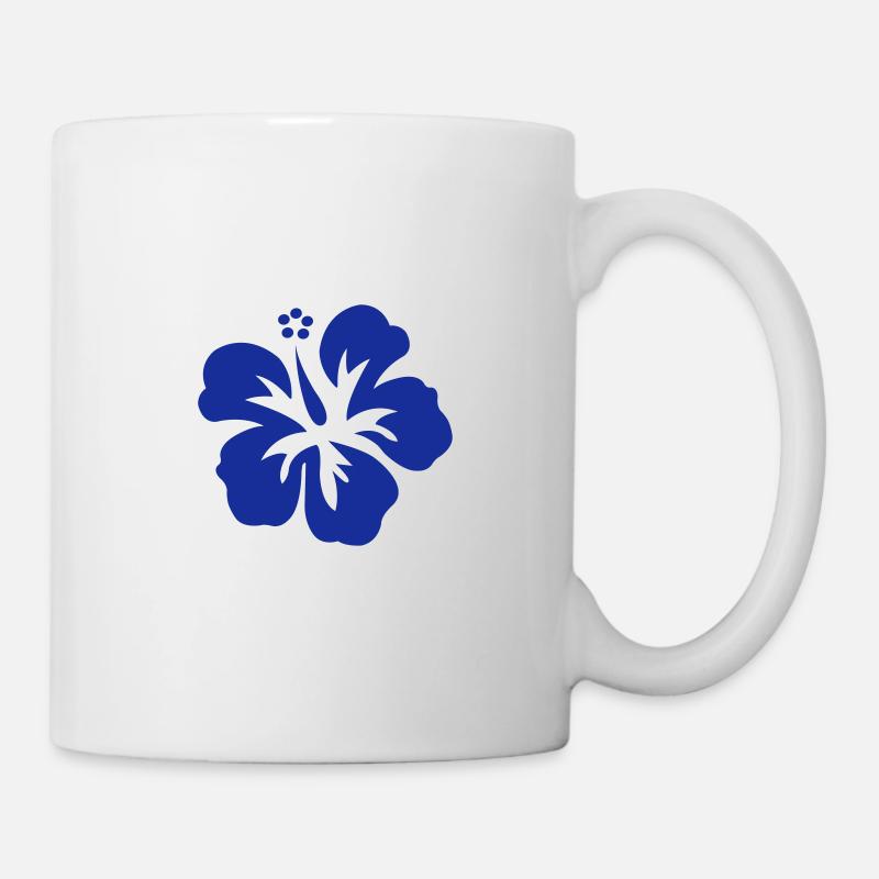 hawaii blume - Tasse - Weiß
