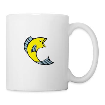 fisch 002 - Tasse - Weiß - Rechts