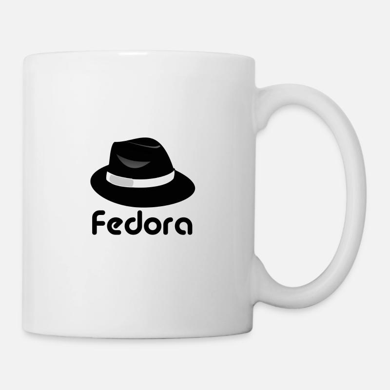 Fedora - Tasse - Weiß
