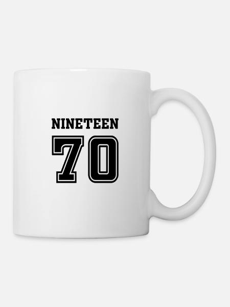 1970 - Mug blanc - blanc