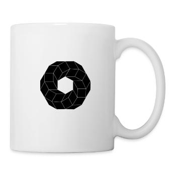 Illusion d'optique - cercle - Mug blanc - blanc - Droite