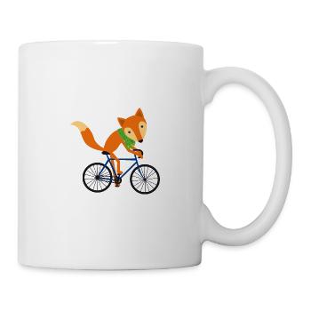 Fox bicycle smart cyclist road bike - Mug - white - Right