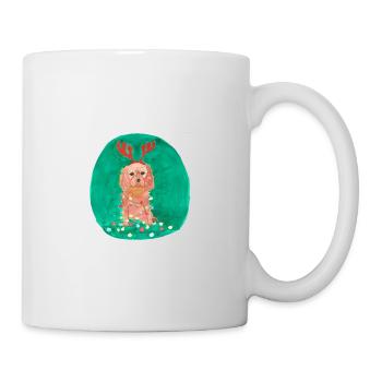 Robin de Noël - Mug blanc - blanc - Droite