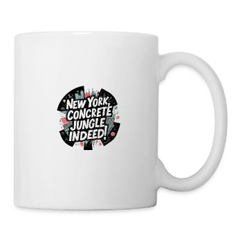 La jungle de béton de New York en effet ! - Mug blanc - blanc - Droite
