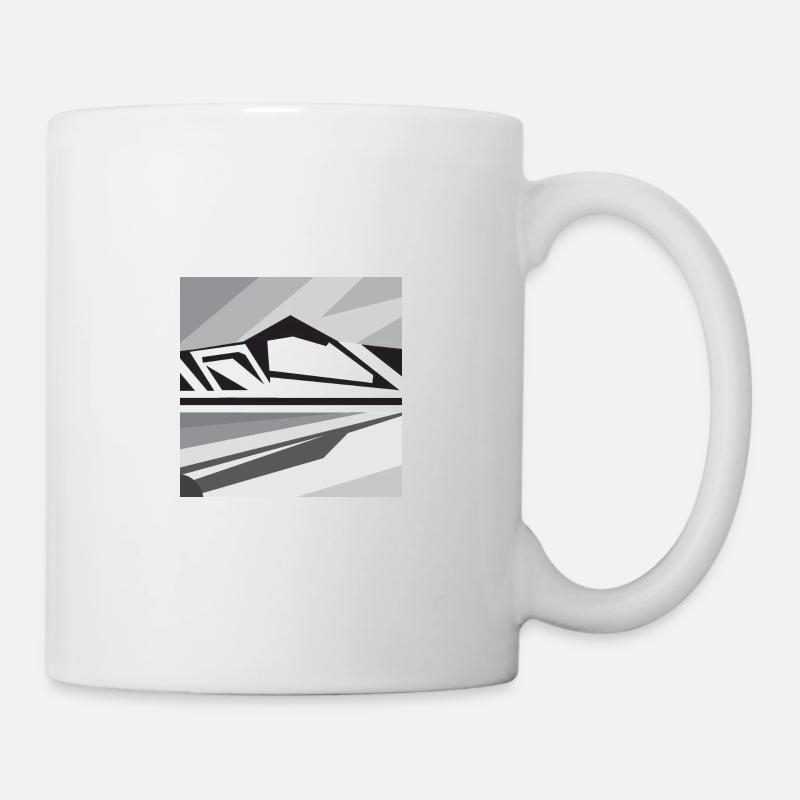 Geometric Mountains - Mug - white