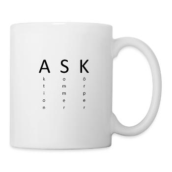 Aktion-Sommer-Koerper - Tasse - Weiß - Rechts