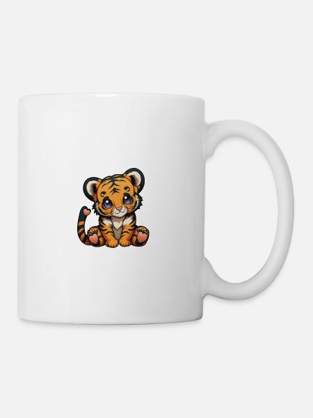 Babytiger - Tasse - Weiß