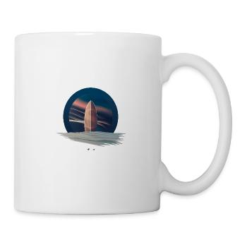 Surfboard S - Mug - white - Right