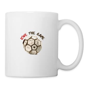 Shoot the ball - Tasse - Weiß - Rechts