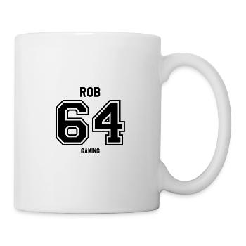Rob64 Gaming Fan Shirt American Football style - Tasse - Weiß - Rechts