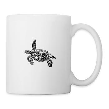 Turtle - vector design - Mug - white - Right