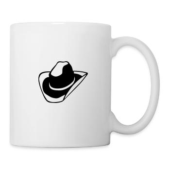 chapeau cowboy western 70923 - Mug blanc - blanc - Droite