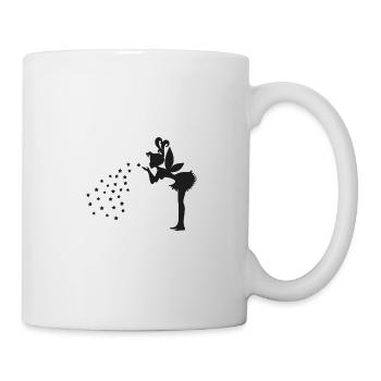 Süße Fee, Elfe - Tasse - Weiß - Rechts