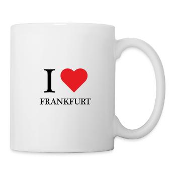 I LOVE FRANKFURT - Mug blanc - blanc - Droite