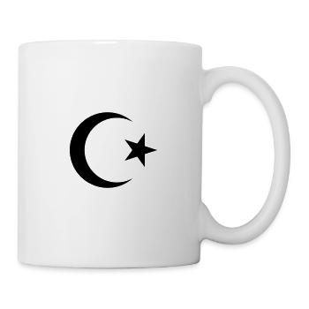 Koranvers Muslim Islam Halal DAWA Geschenk Allah - Tasse - Weiß - Rechts
