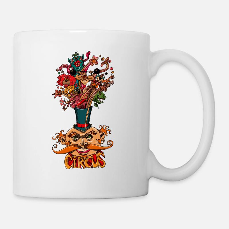 der Zirkus - Tasse - Weiß