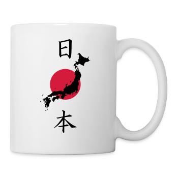 Japan, land der aufgehenden Sonne - Tasse - Weiß - Rechts