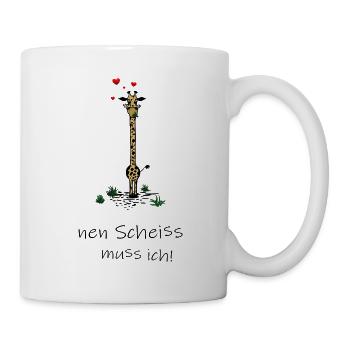 Giraffe - I have to fuck it! black - Mug - white - Right
