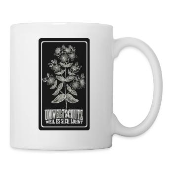 Shirt Umweltschutz nachhaltig Geschenk Natur - Tasse - Weiß - Rechts