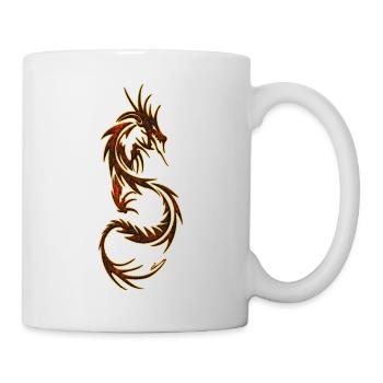 Dragons fantasy dragons spirit reptiles beasts - Mug - white - Right