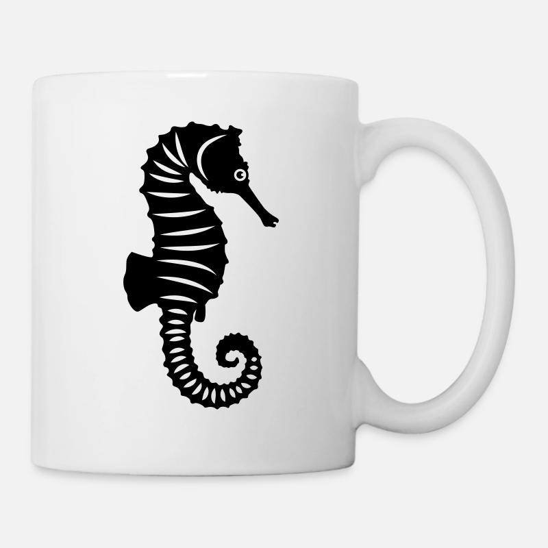 Seepferd tier - Tasse - Weiß