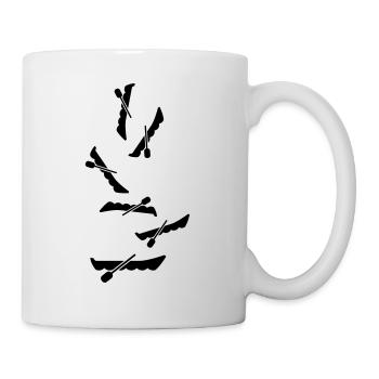 boot Symbol Silhouette - Tasse - Weiß - Rechts